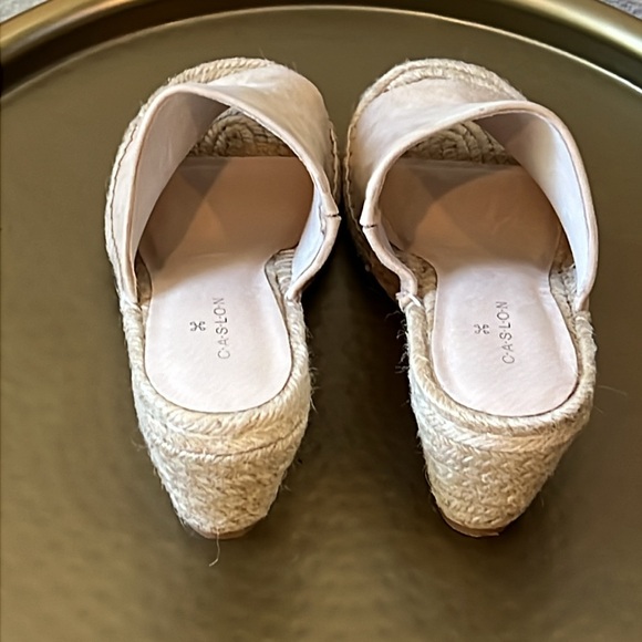 Caslon Sally Blush Suede Espadrille Wedge - Picture 8 of 13